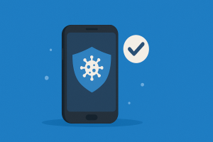 휴대폰에서 바이러스 제거