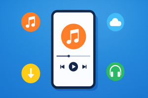 escutar música offline