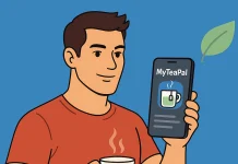 Aplicativo MyTeaPal para Homens Ativos