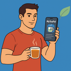 Aplicativo MyTeaPal para Homens Ativos