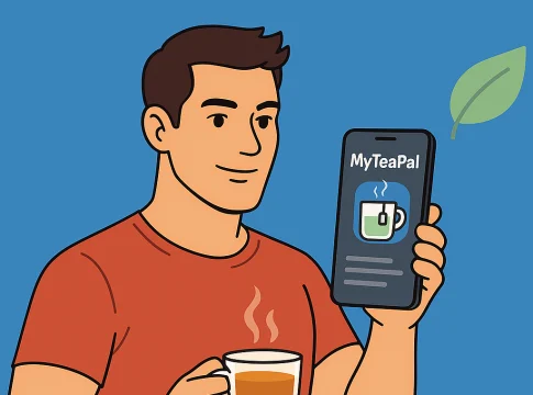 Aplicativo MyTeaPal para Homens Ativos